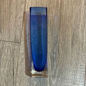 MCM Glass Vase Cobalt Blue